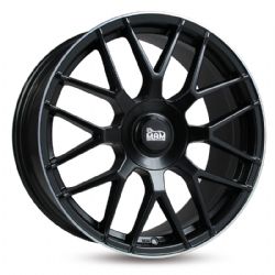 4 Stück MAM GT1 8,5x19 ET45 5x100/112 matt black lip pol